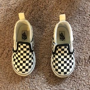 Toddler checkers Vans